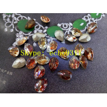 Loose Rhhinestones Crystal Stones Dysmorphism Shape Point Back (DZ-3003)